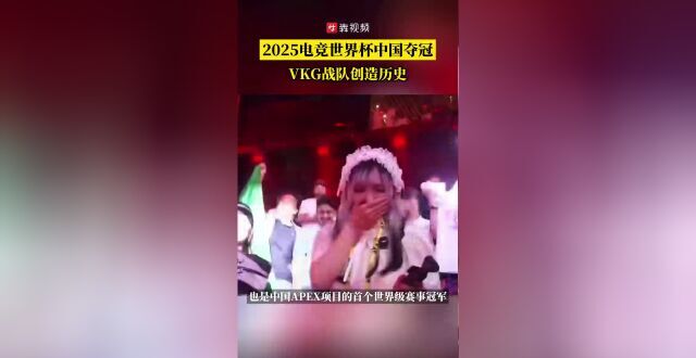 中国VKG战队勇夺2025电竞世界杯《Apex英雄》总冠军的简单介绍